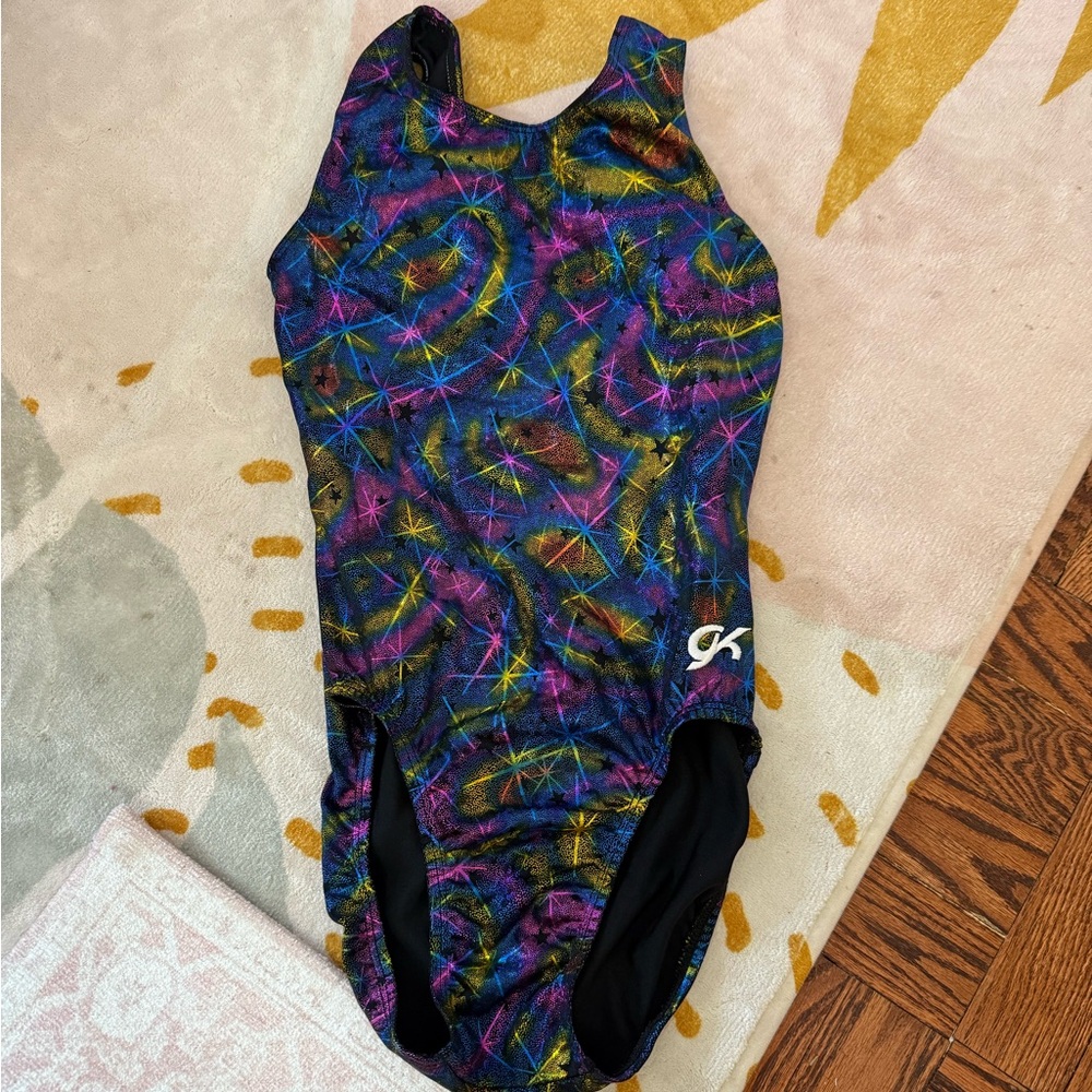 Colorful One Piece Gymnastics leotard